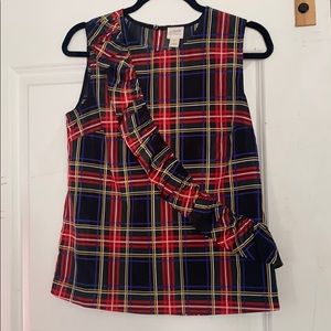 J. Crew ruffle top